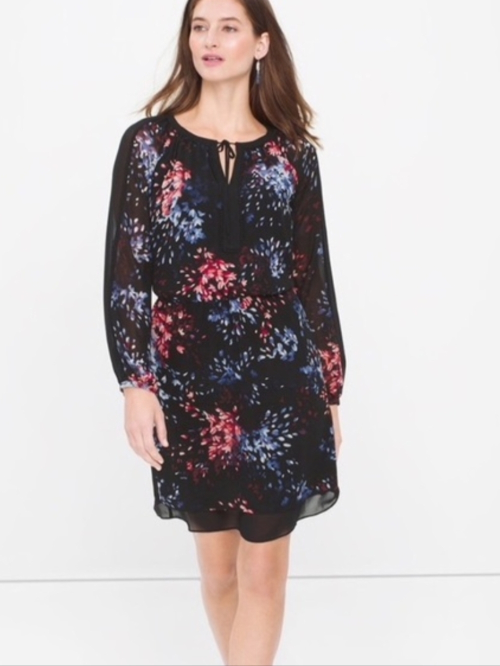 WHBM Floral Burst Dress